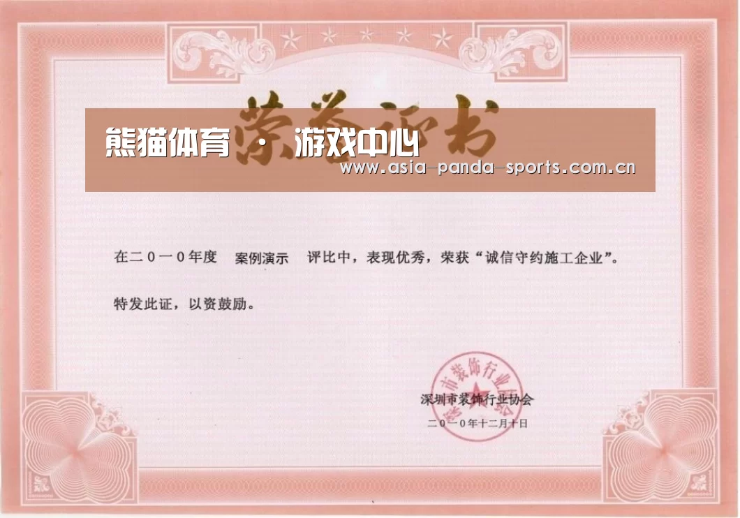荣誉证书二